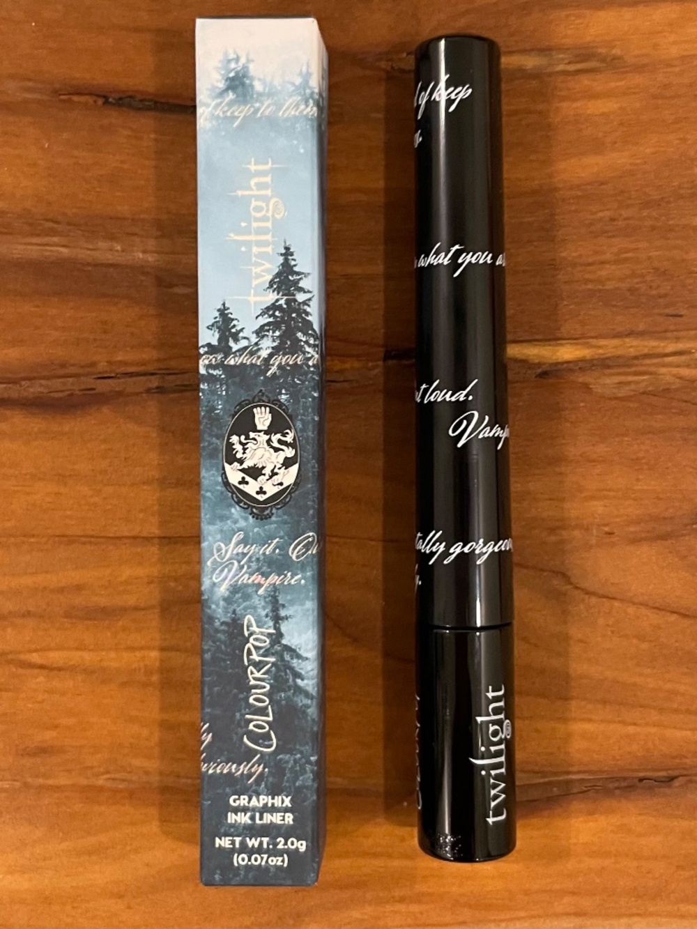 NWT COLOURPOP Twilight Graphix Ink Liner Liquid Eyeliner - FOREVER Forest Green